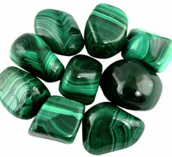 Malachite Polished Tumbled Stones