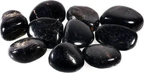Black Tourmaline Polished Tumbled Stones